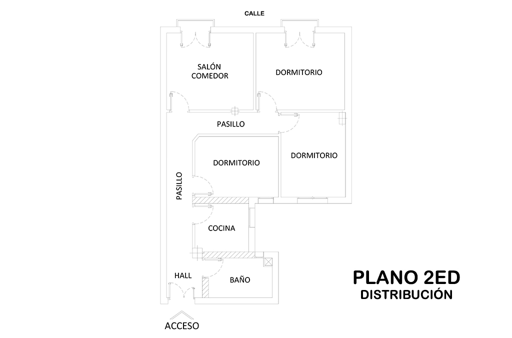 Planta 2 derecha (Distribución)