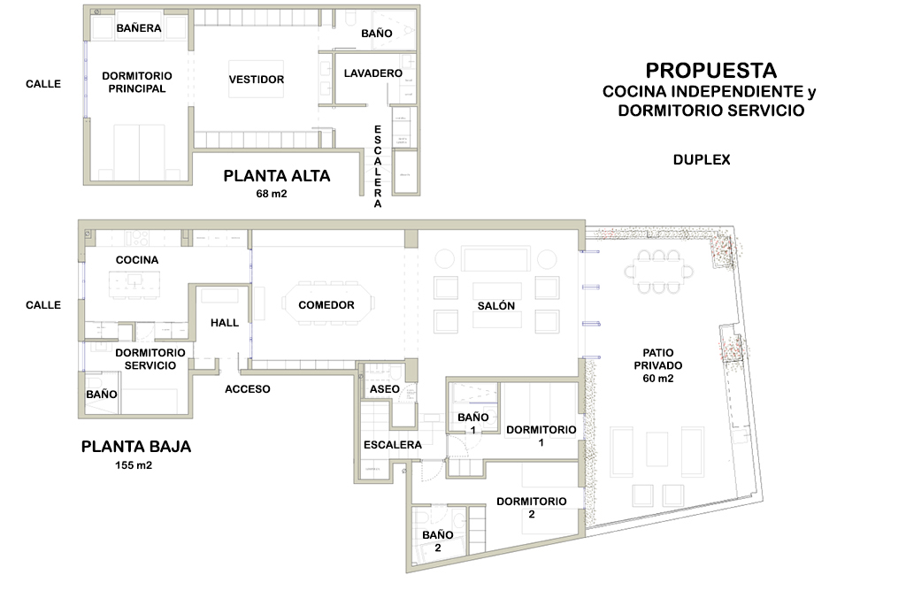 Planta Baja . Propuesta