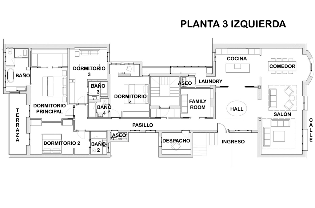 Planta 3 izquierda